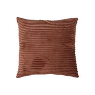 Cojín ARUM rayas marrón 38x38cm