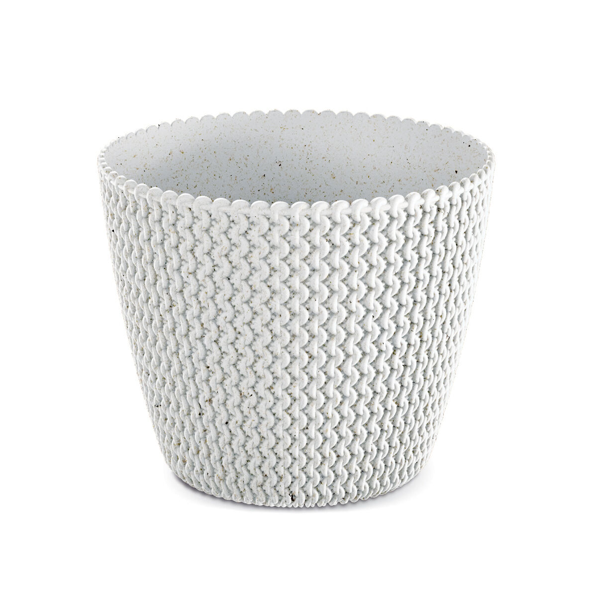 Plant pot SPLOFY white eco wood, , large