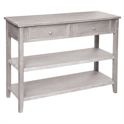 Consola com 2 gavetas CHARME cinza, , large