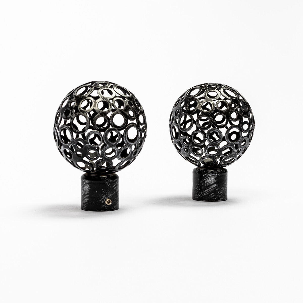 Conjunto de 2 terminais BOULE preto/prata, , large