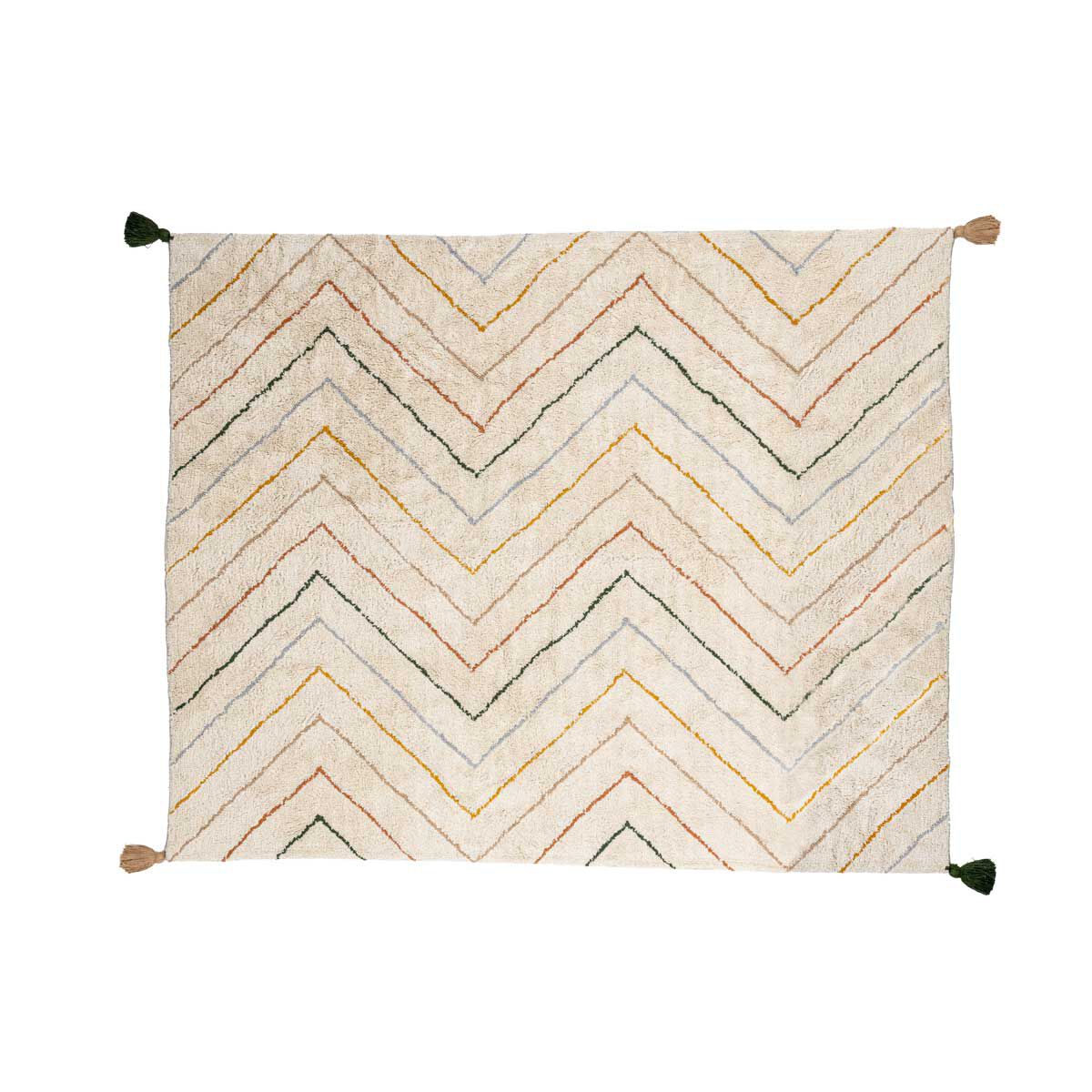Alfombra Viana Crudo Con Tassels 160x230cm, , large