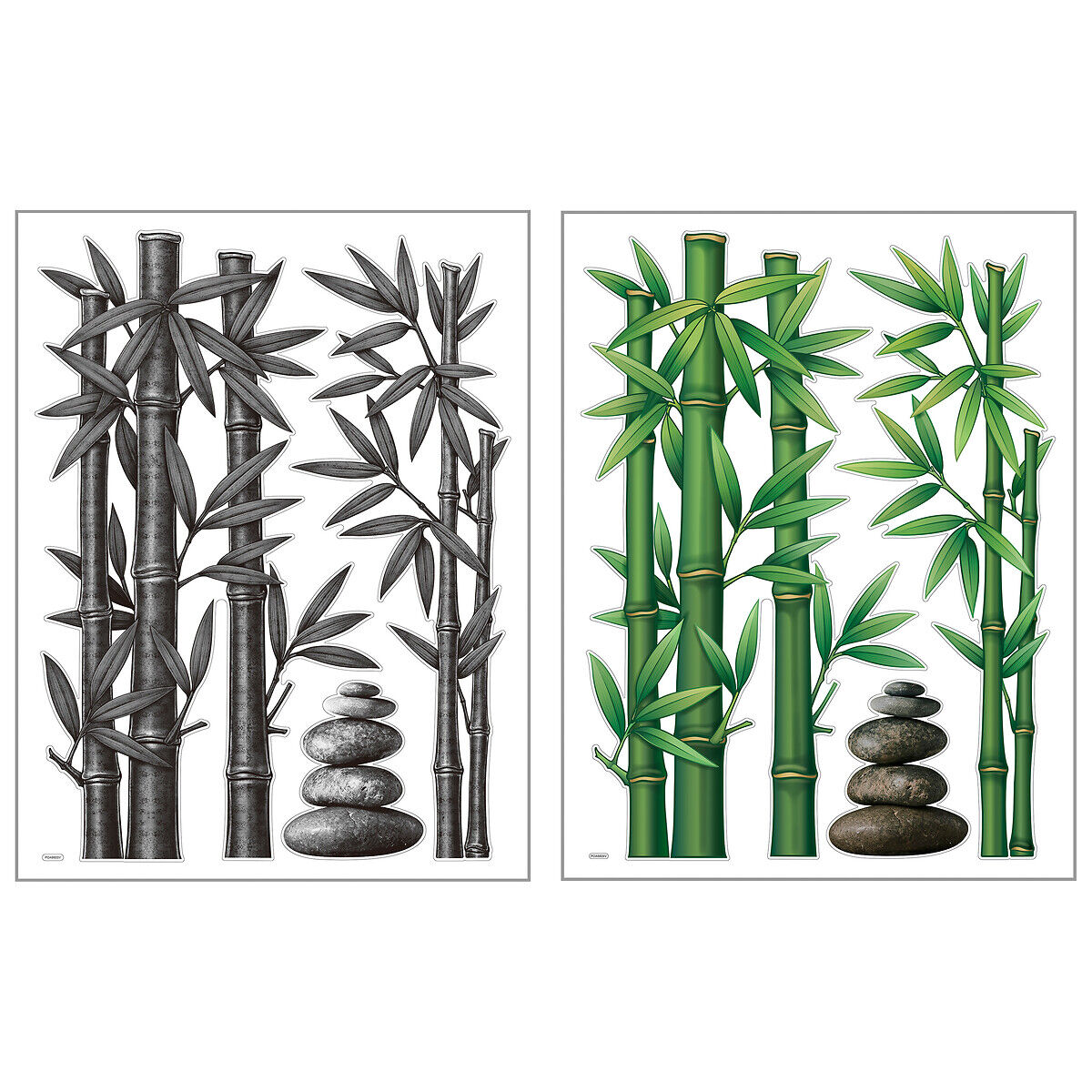 Sticker com imagem bambu 50x38cm, , large