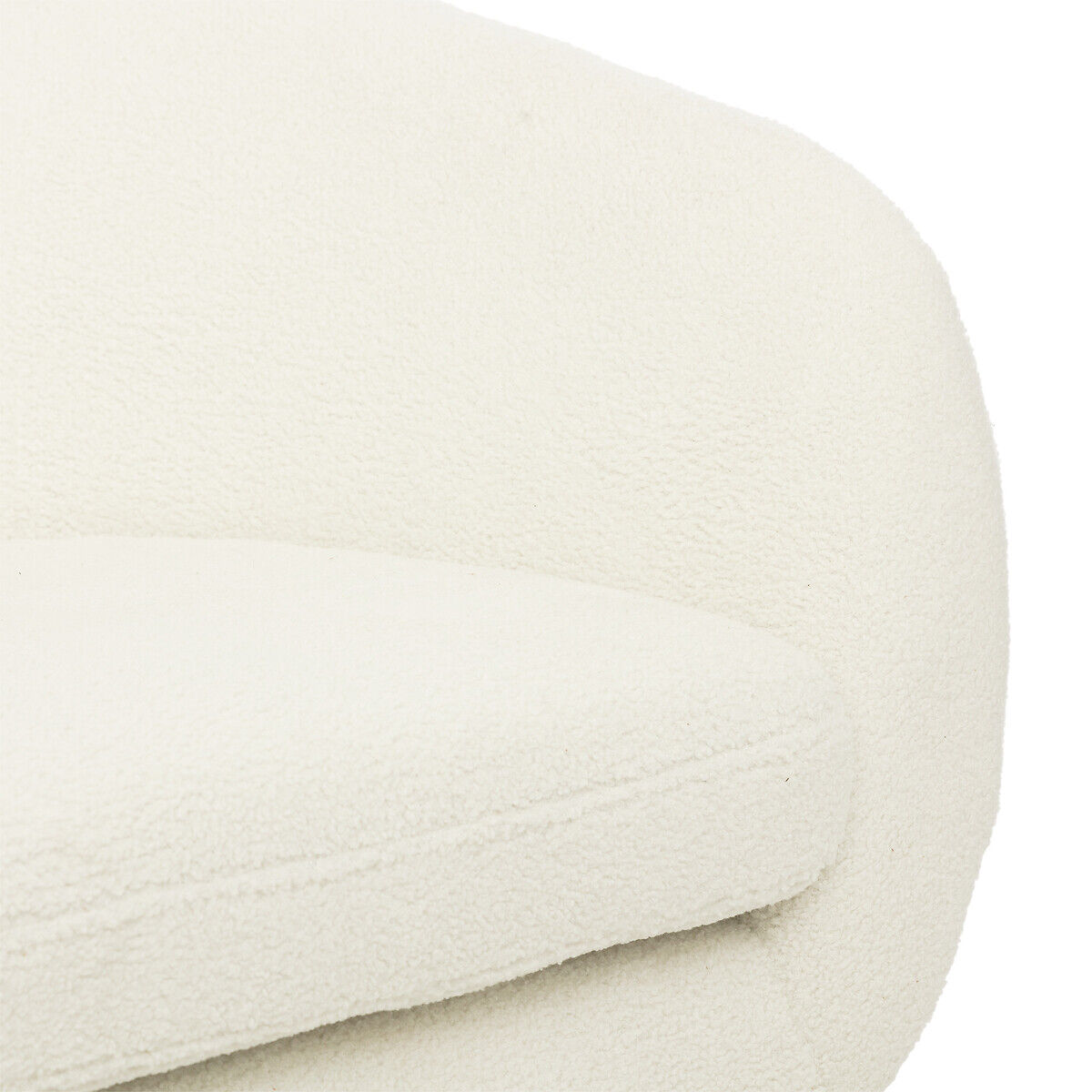 Poltrona SOLARO branco em pelo, , large
