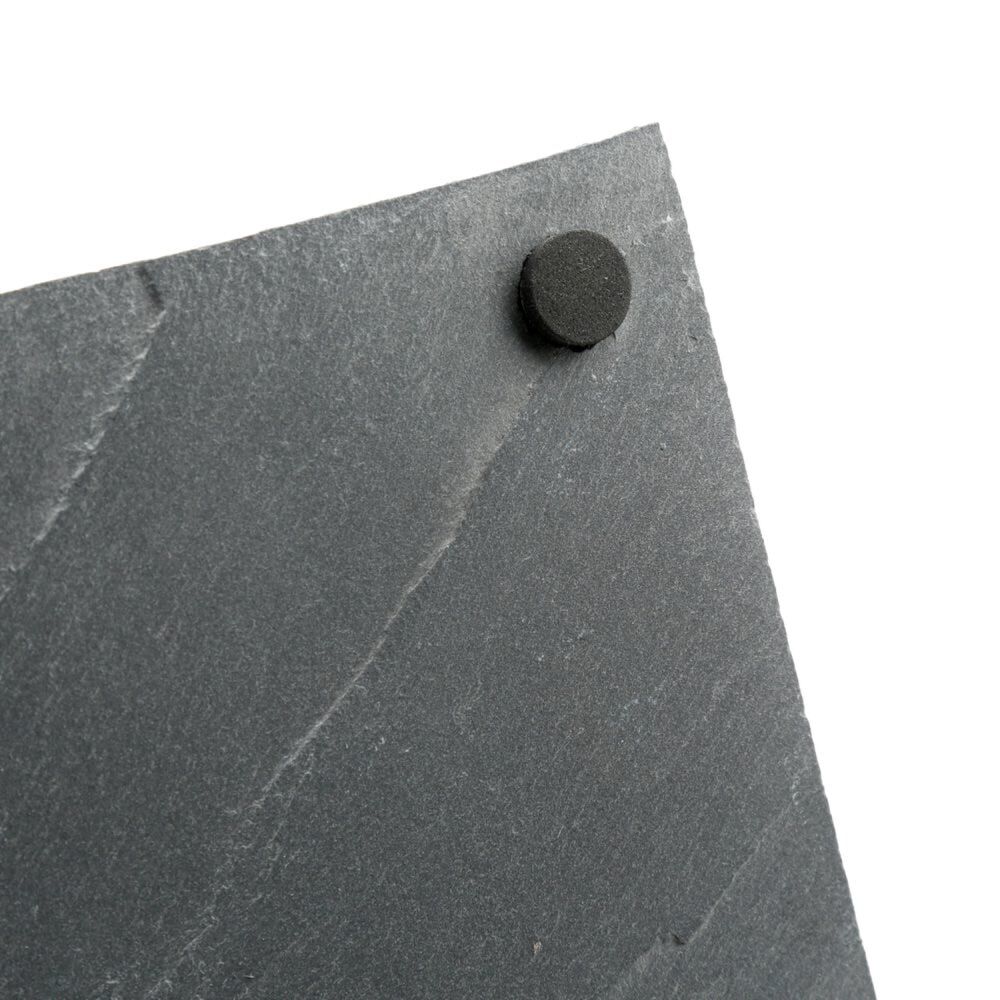 Square tray in slate, , large