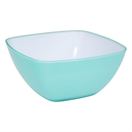 Saladeira quadrada azul claro 25cm, , large