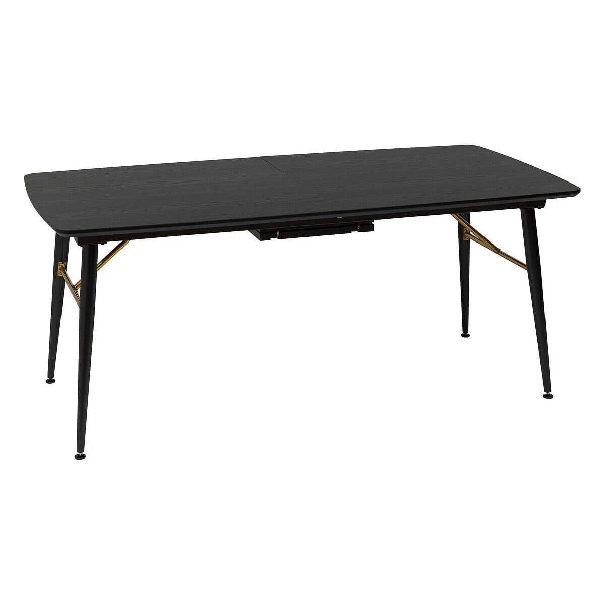 Mesa de jantar extensível AUBREY preta, , large