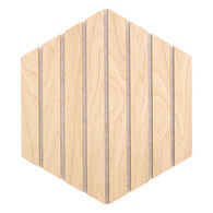 Juego 3 paneles decorativos hexagonal COLVA beige 