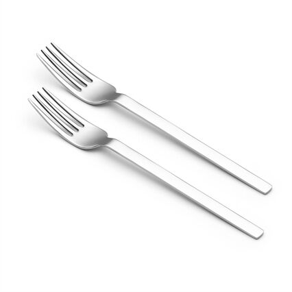 Conjunto de 2 garfos de sobremesa LINEA, , large