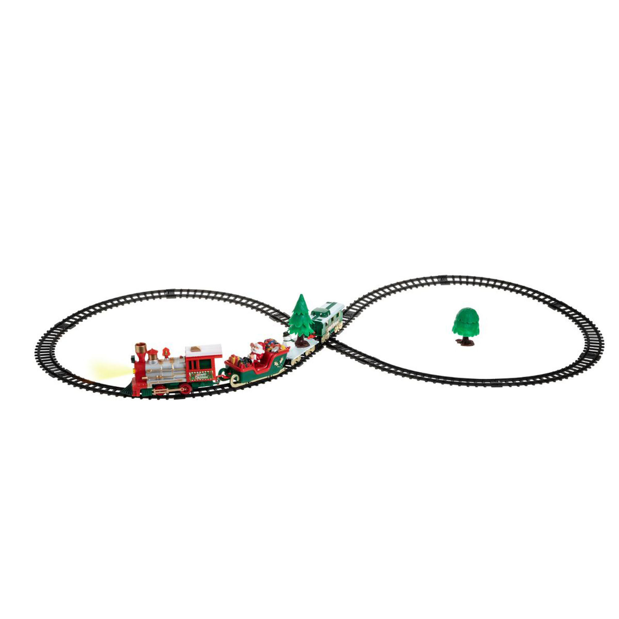 Pista de comboio natalício com 22 peças, , large