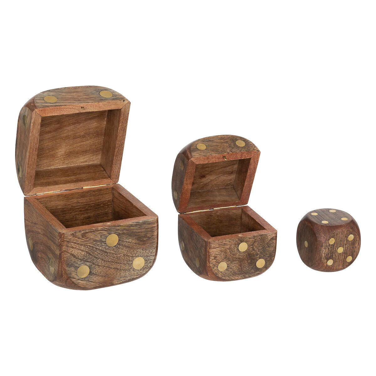 Conjunto de 3 dados decorativos ROGER 10x10cm, , large