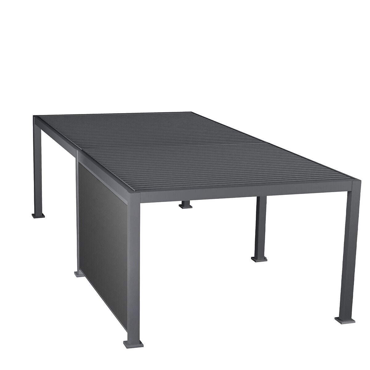 Estore para pérgola ÉVORA cinza graphite 3,6x6m, , large