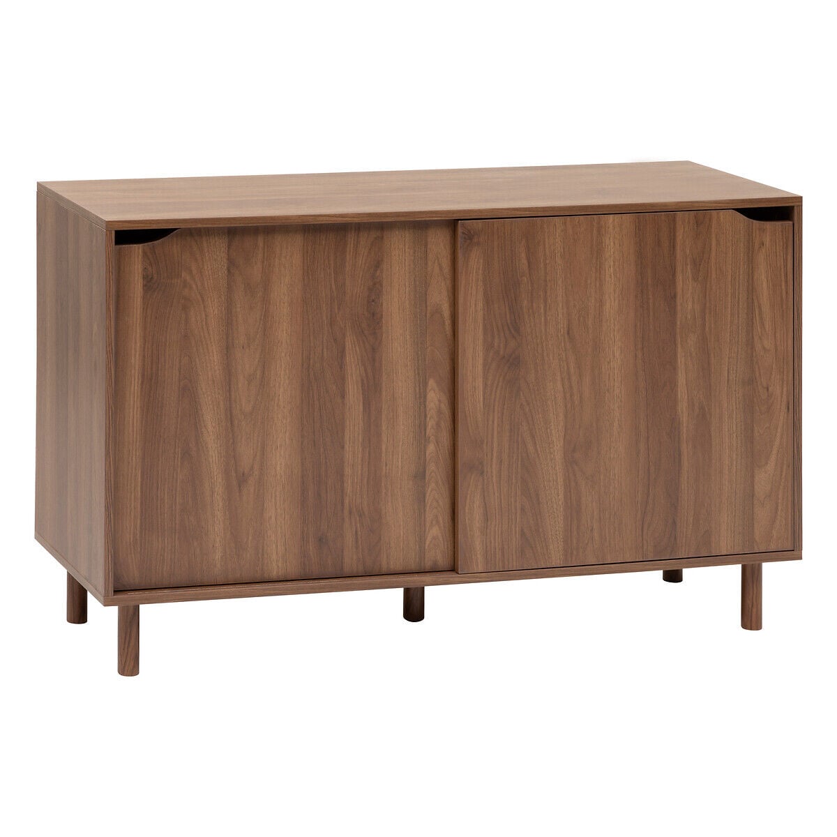 Aparador SLIDY castanho em mdf com 2 portas, , large