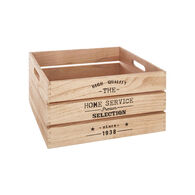Caja De Madera Factory Natural