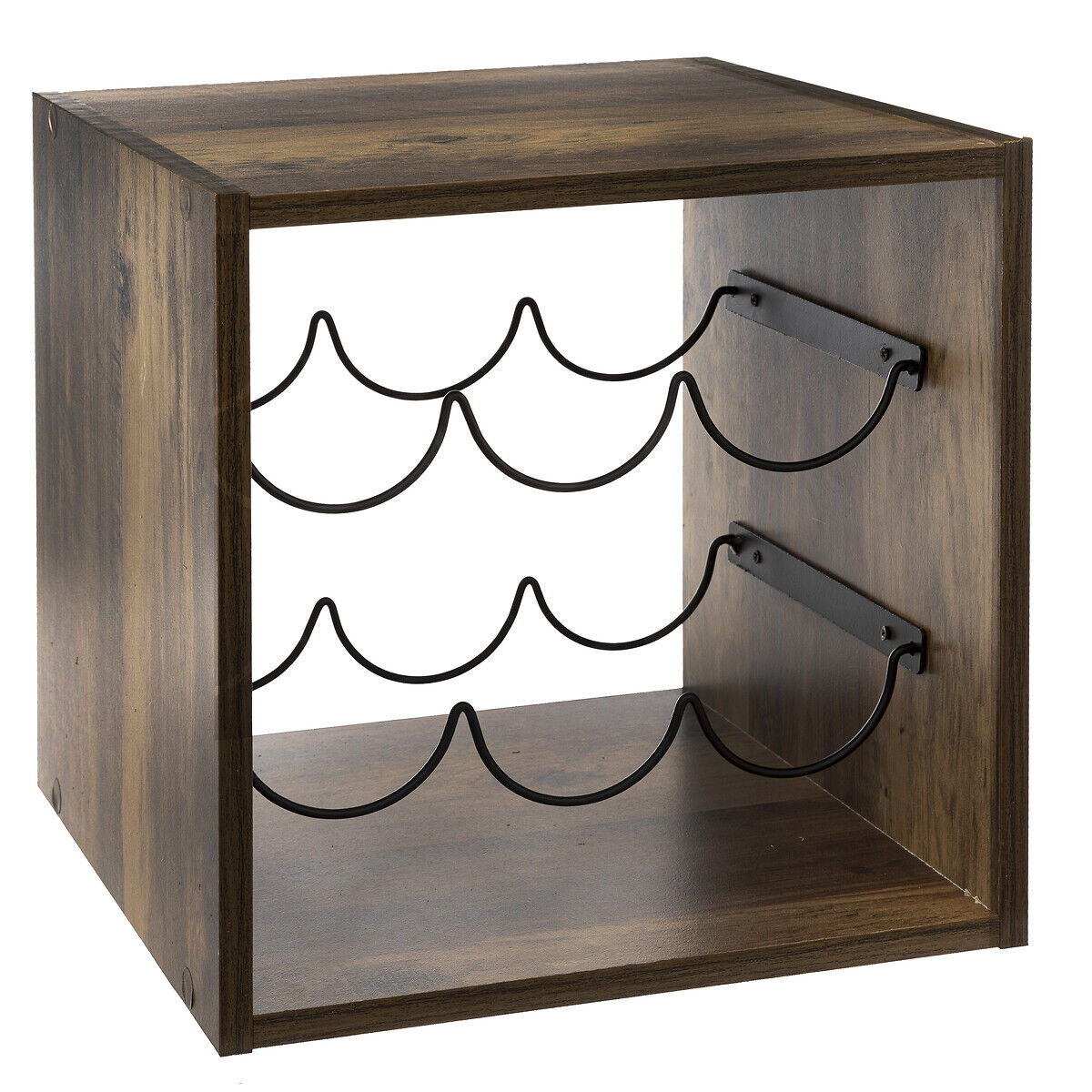 Garrafeira para 6 garrafas MIX indus em mdf, , large