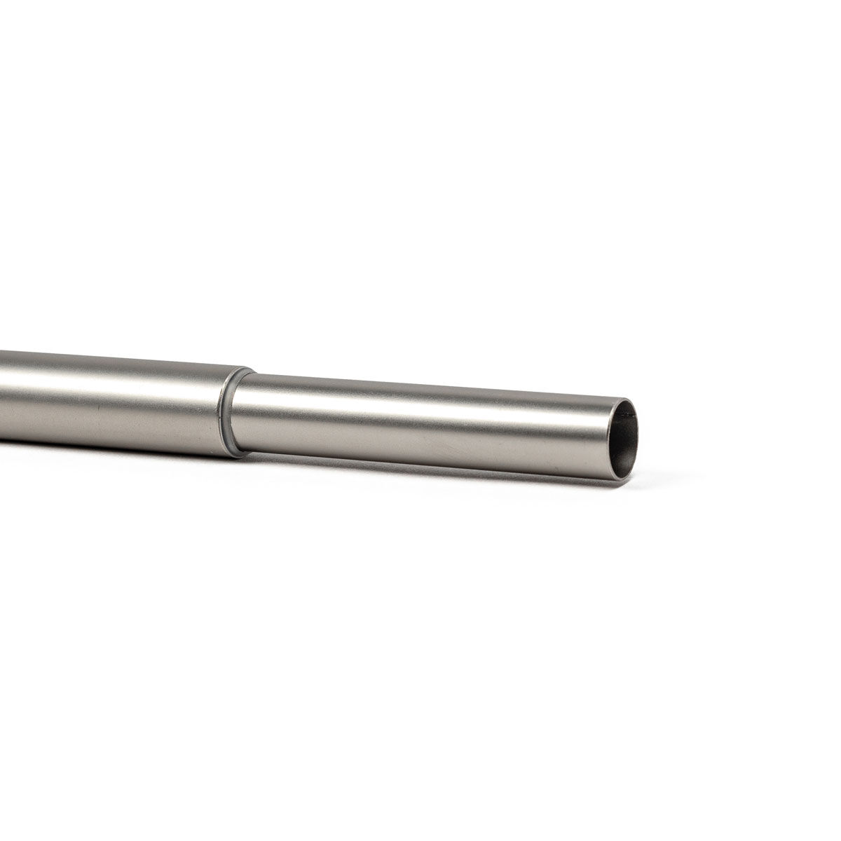 Tubo de ferro forjado extensível prateado fosco 185-350cm, , large