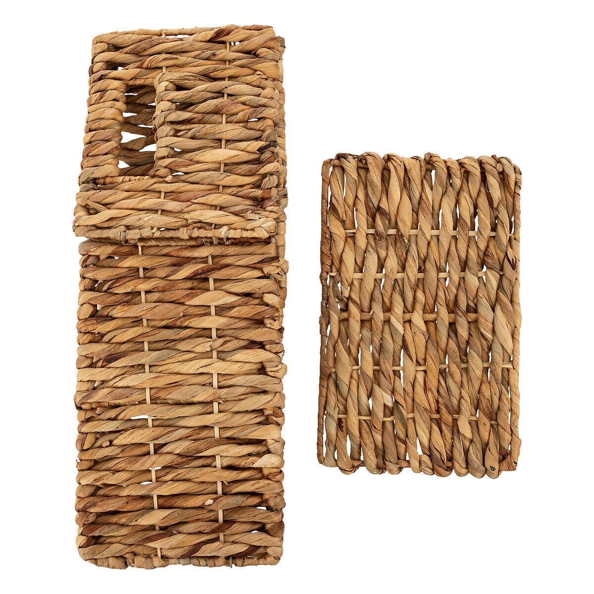 Basket MAURA beige in water hyacinth, , large