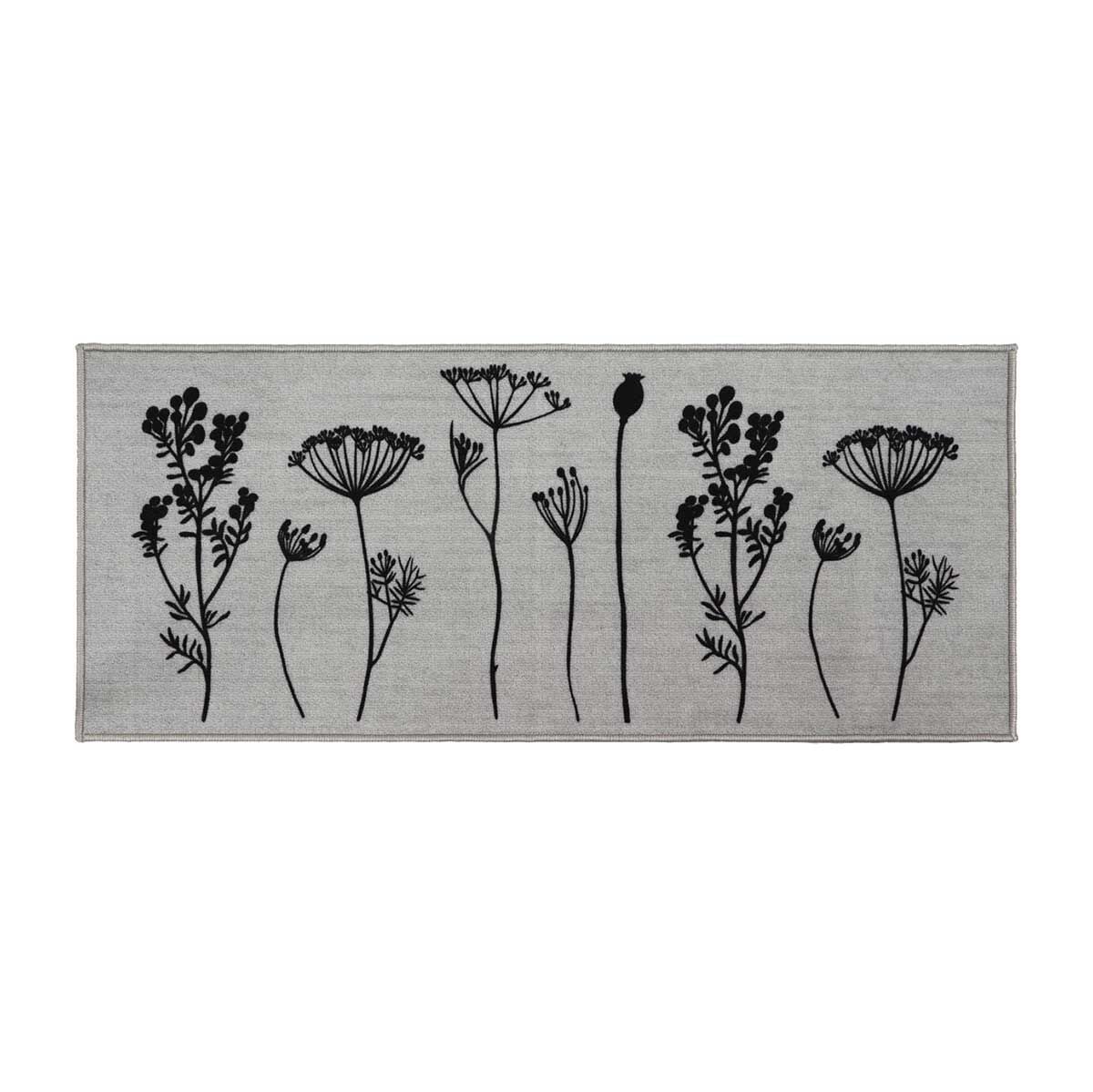 Tapete HERBIER cinza 50x120cm, , large