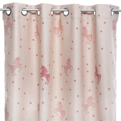 Cortina Glow Rosa Claro 140x250Cm, , large