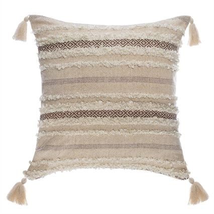 Almofada SHINE com pompons 59x59cm, , large