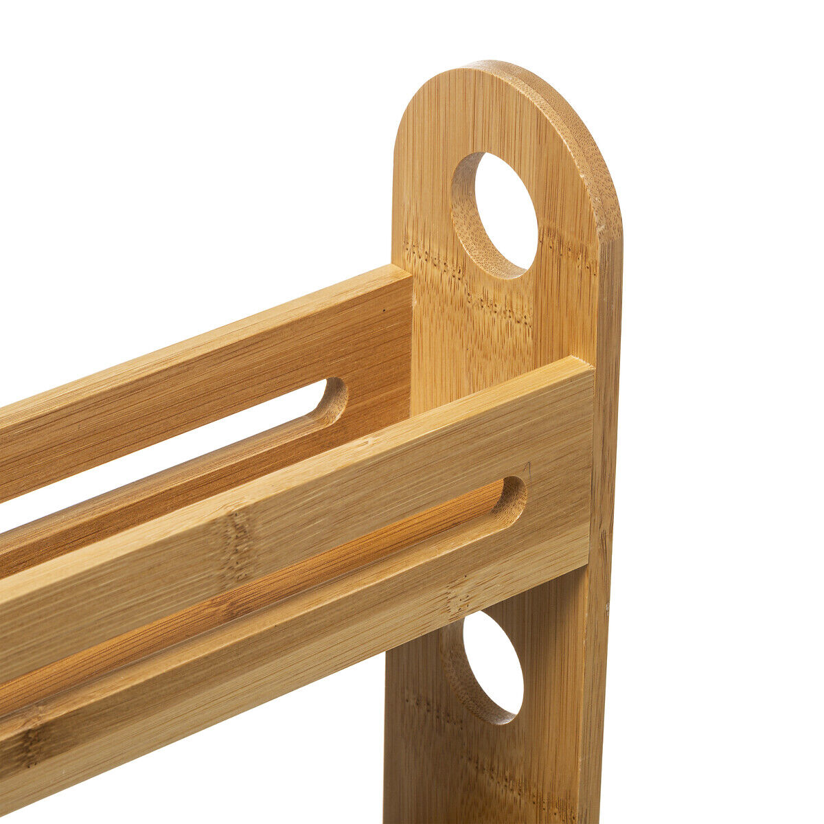 Estante para cozinha com 2 níveis em bambu, , large