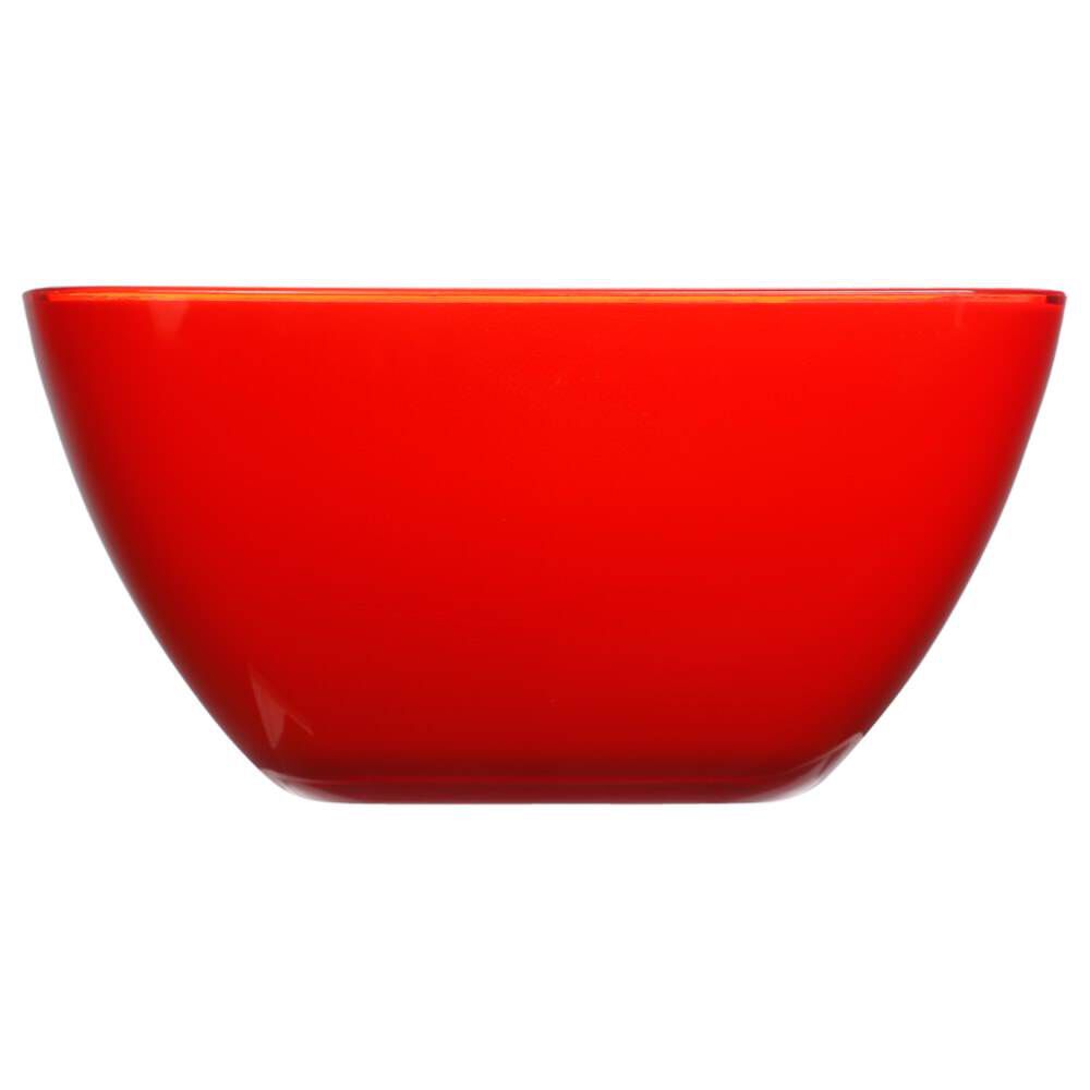 Taça quadrada vermelha 14cm, , large