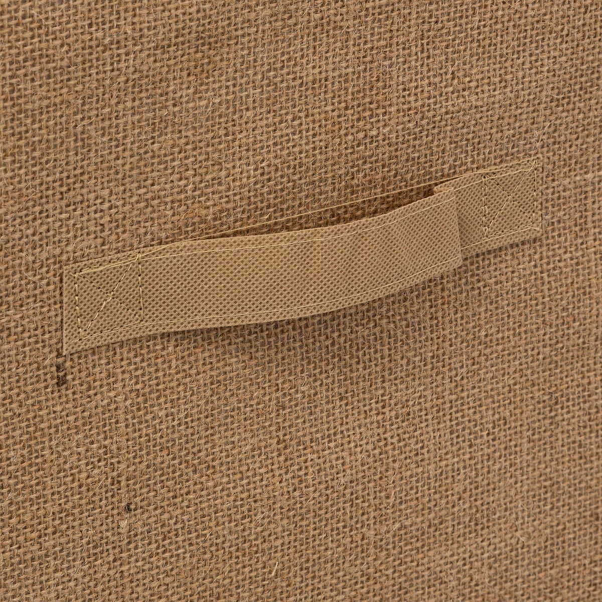 Caixa de arrumação taupe juta, , large