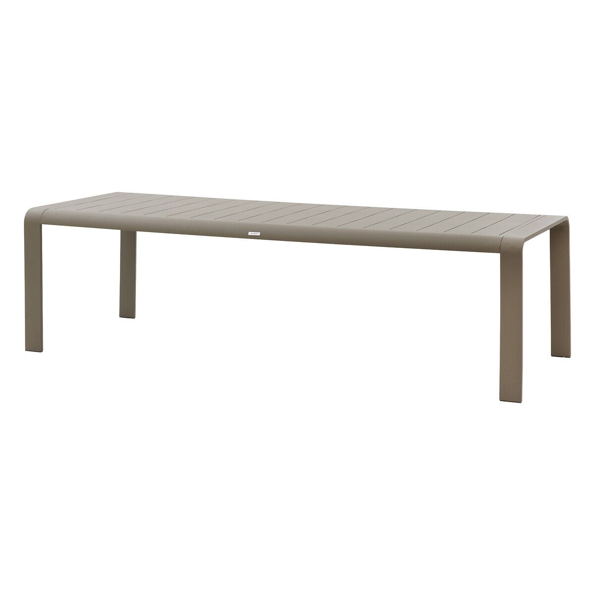 Mesa fixa DOMILLY castanho em alumínio, , large