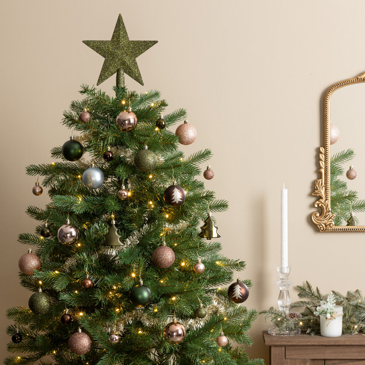 Conjunto de 44 peças para decoração árvore, , large