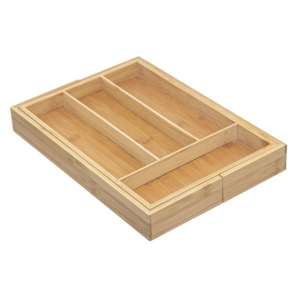 Tabuleiro p/talheres bambu extensível, , large