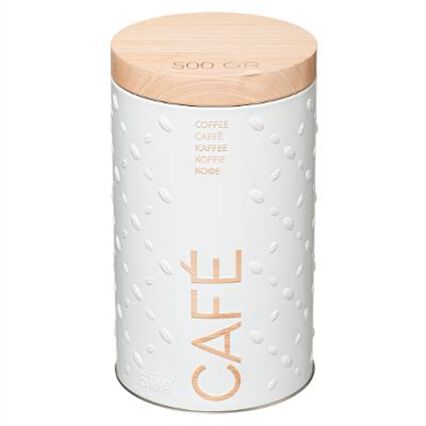 Caixa para café em metal 500g, , large