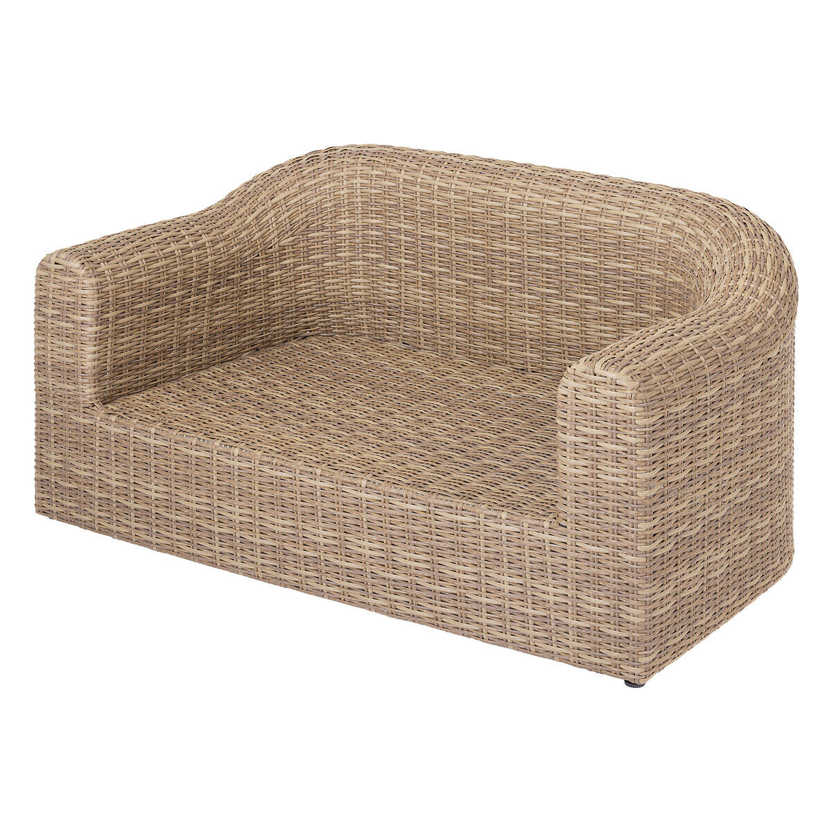 Sofa MOORÉA in synthetic rattan 2-seater, , large