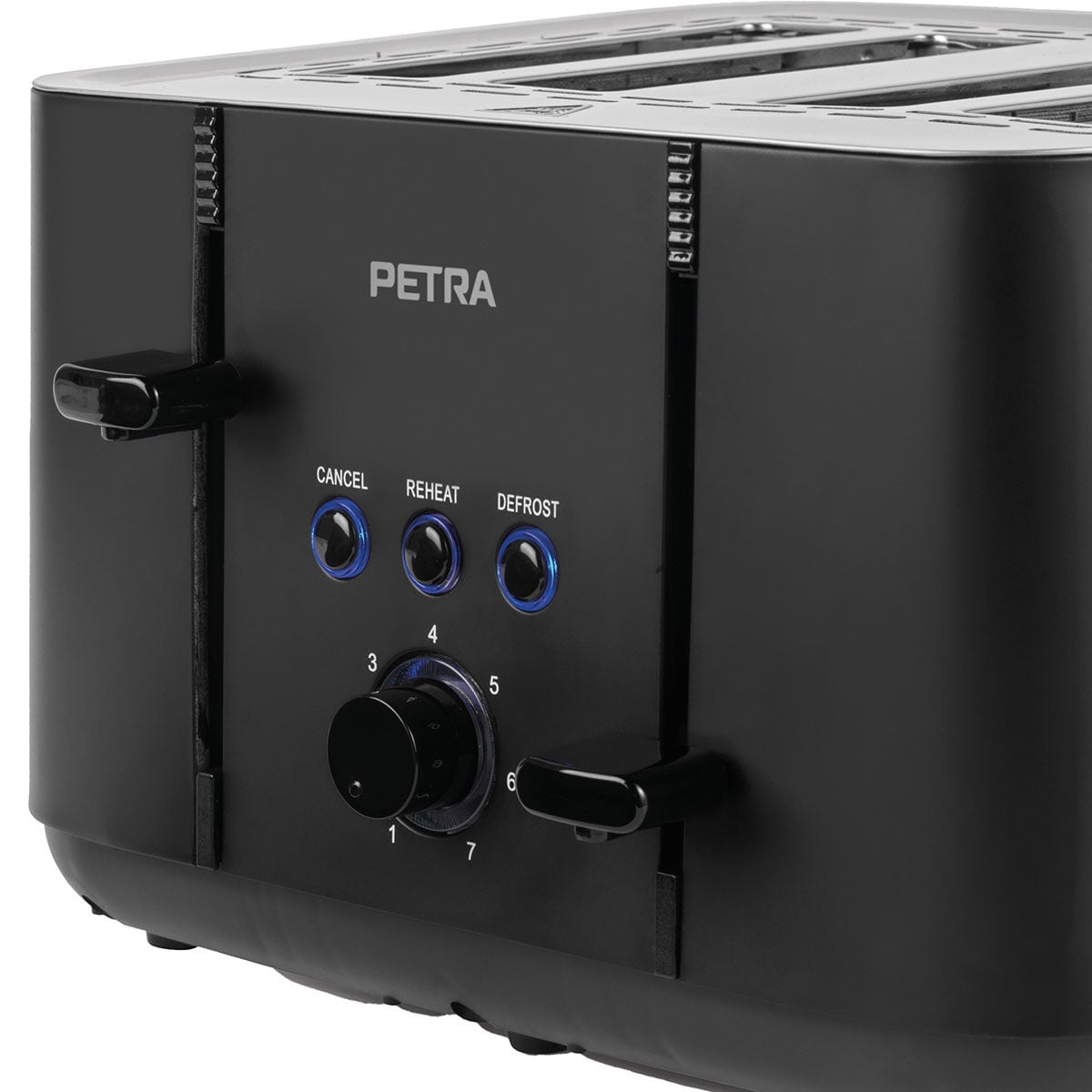 Torradeira Petra preta mate para 4 fatias, , large