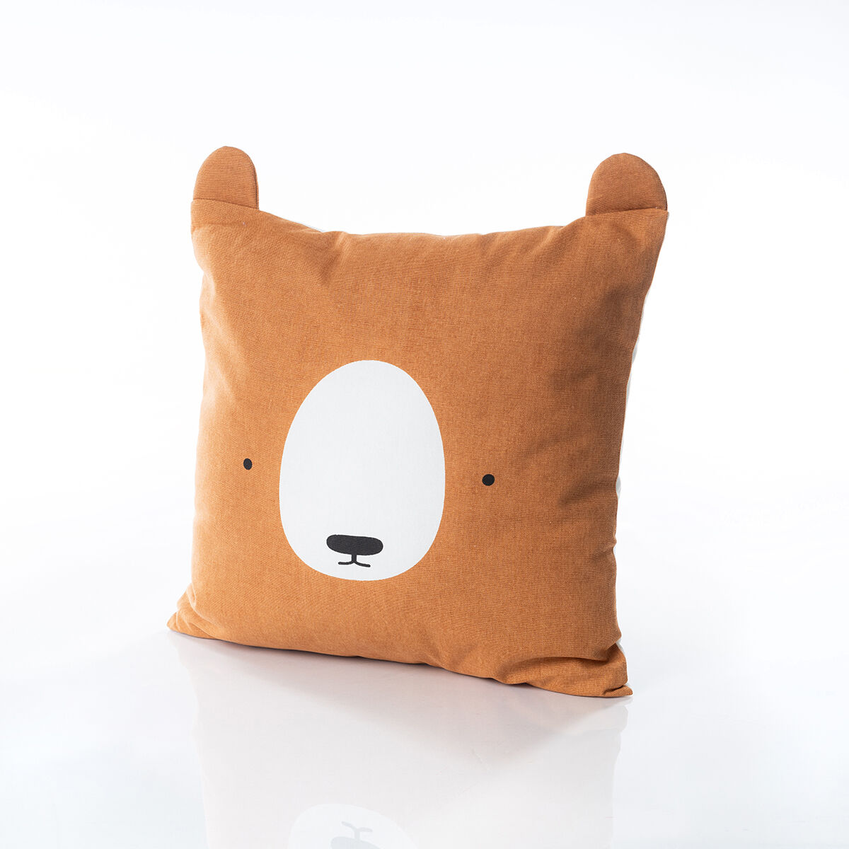 Cushion FERME teddy bear with ears, , large