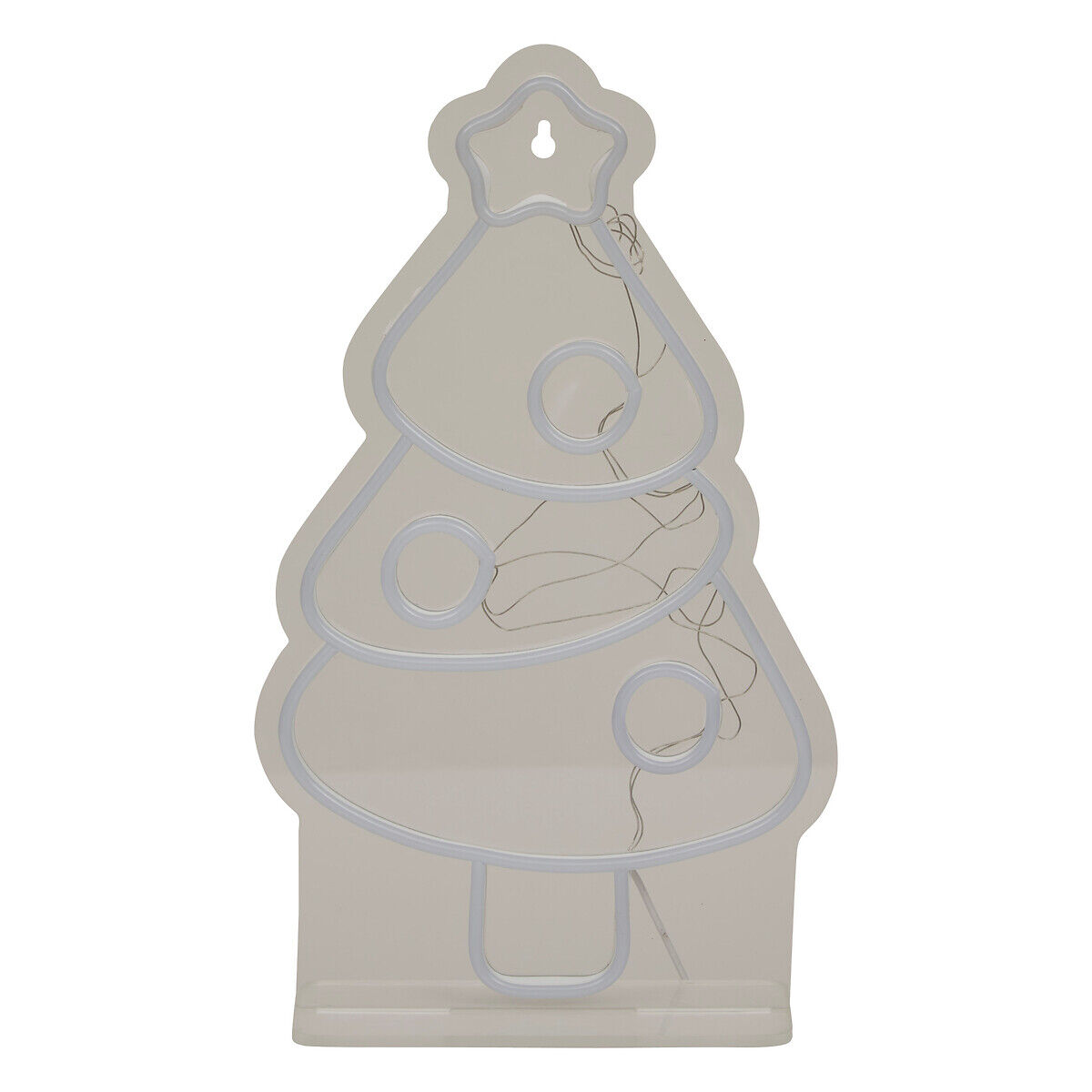 Árvore natal neon decorativa 40cm, , large