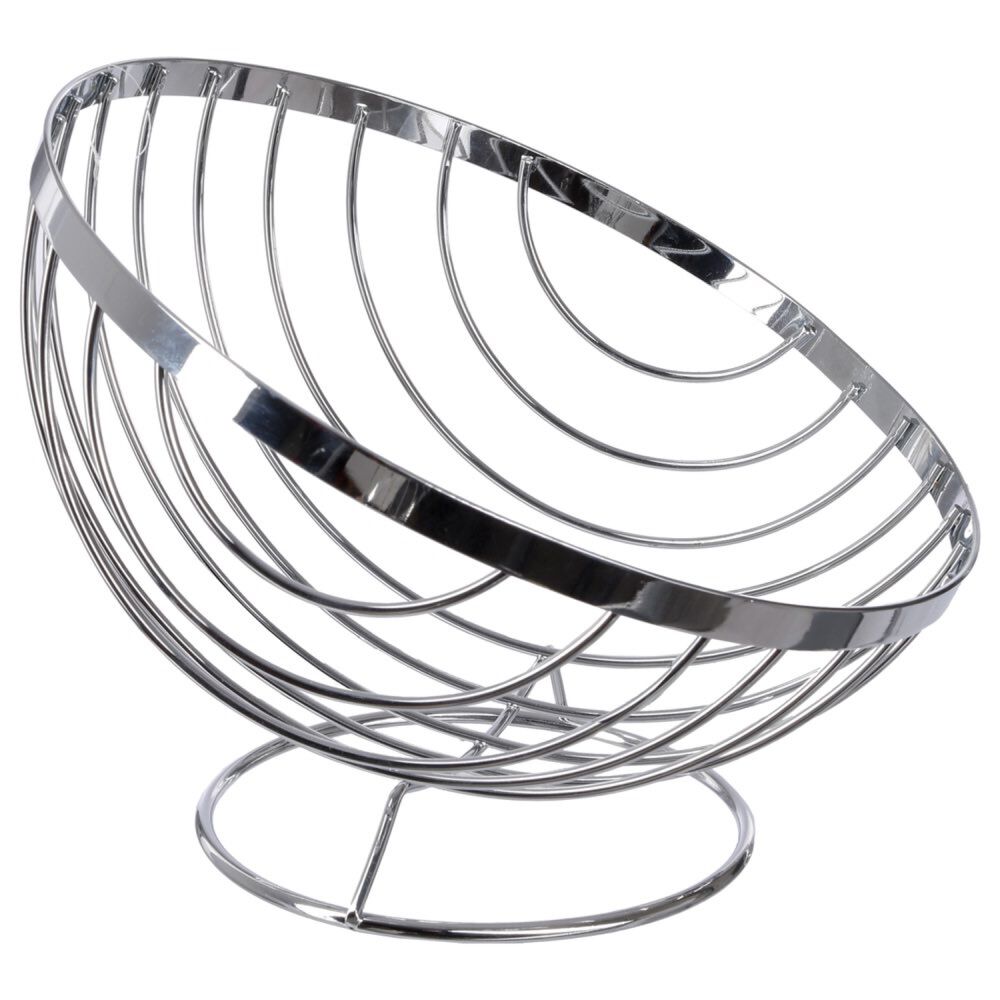 Fruteira descentrada em metal 26cm, , large