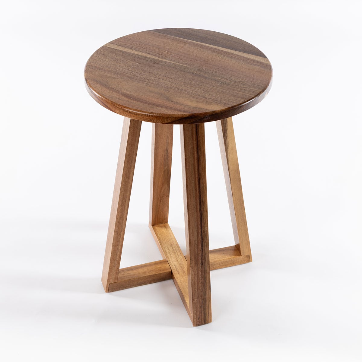 Banco decorativo wc em madeira acácia 43cm, , large