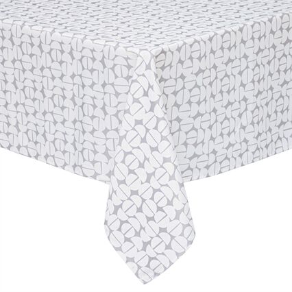 Toalha de mesa YAHTO cinza 140x240cm, , large
