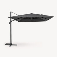 Parasol exc&eacute;ntrico MELHIA led gris grafito 