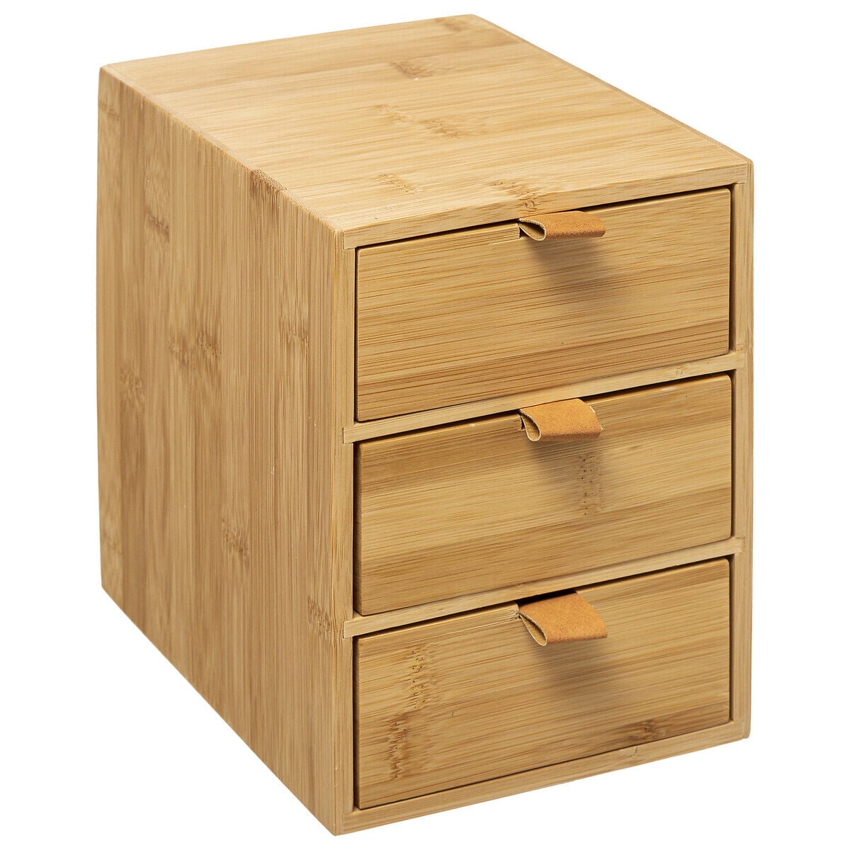 Organizador Bambú C/3 Cajones 20x15x21Cm, , large