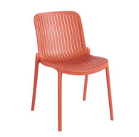 Silla BARI naranja sin reposabrazos