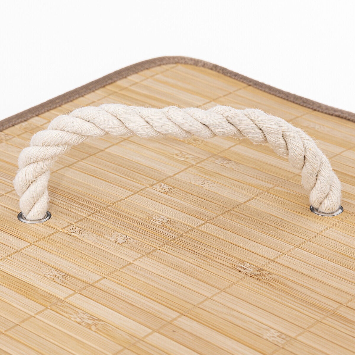 Cesto canto wc bambu 48l, , large
