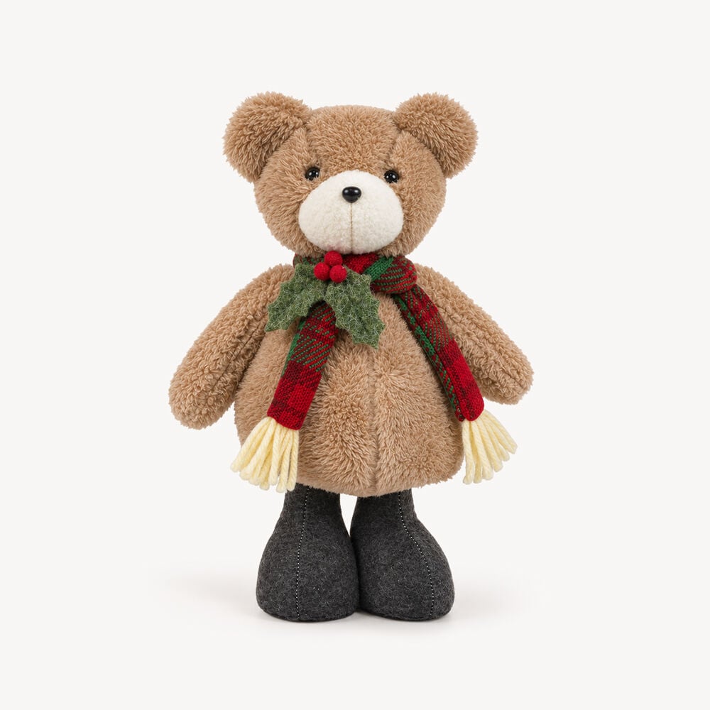 Figura De Urso Com Cachecol 32cm, , large