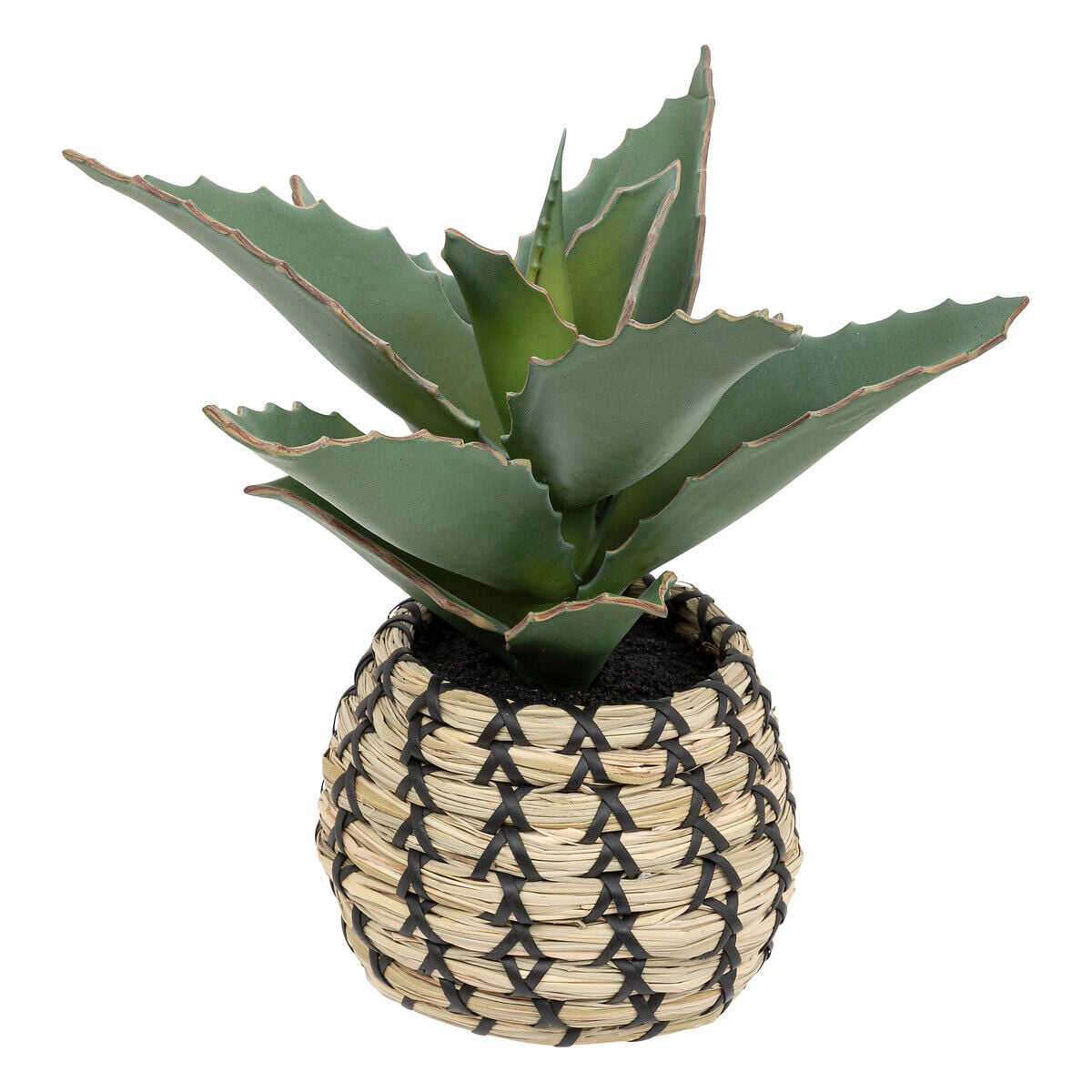 Cato artificial com vaso palhinha PIO 26cm, , large