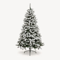 &Aacute;rbol de navidad SNOW LORD verde con leds y nieve 