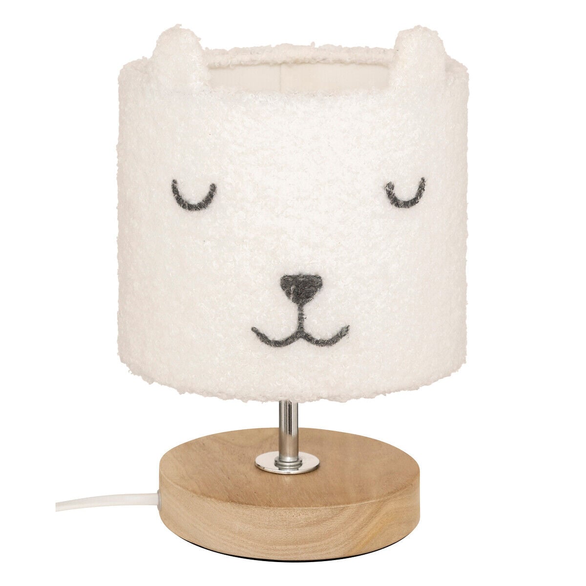 Cat table lamp grey, , large