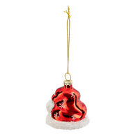 Adorno navide&ntilde;o gorro rojo  6cm 