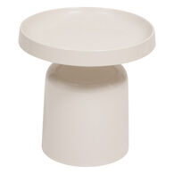 Mesa de centro ABADI  crudo de metal 41x43cm