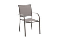 Silla con reposabrazos PIAZZA noisette/caf&eacute; 