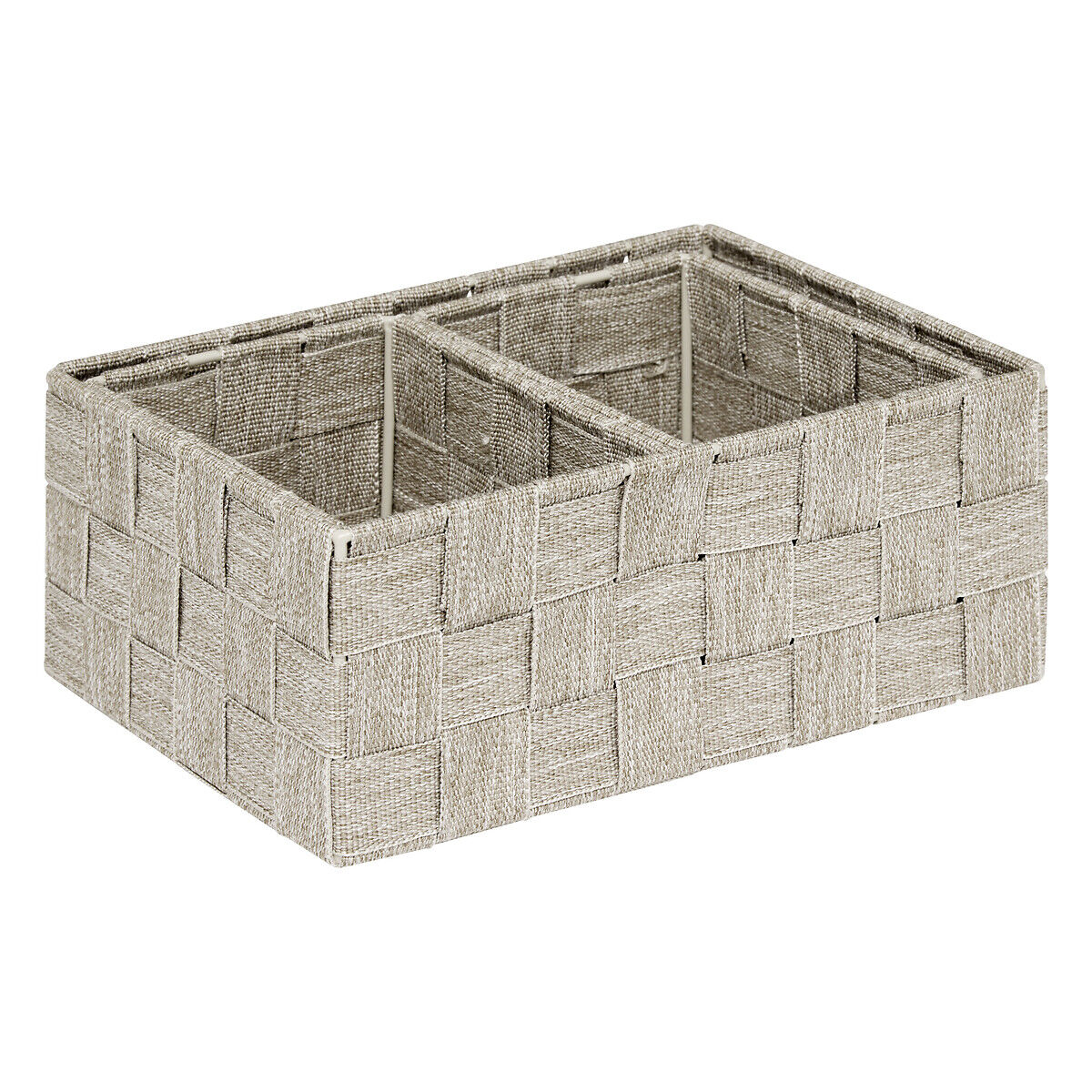 Set of 3 bathroom baskets beige, , large