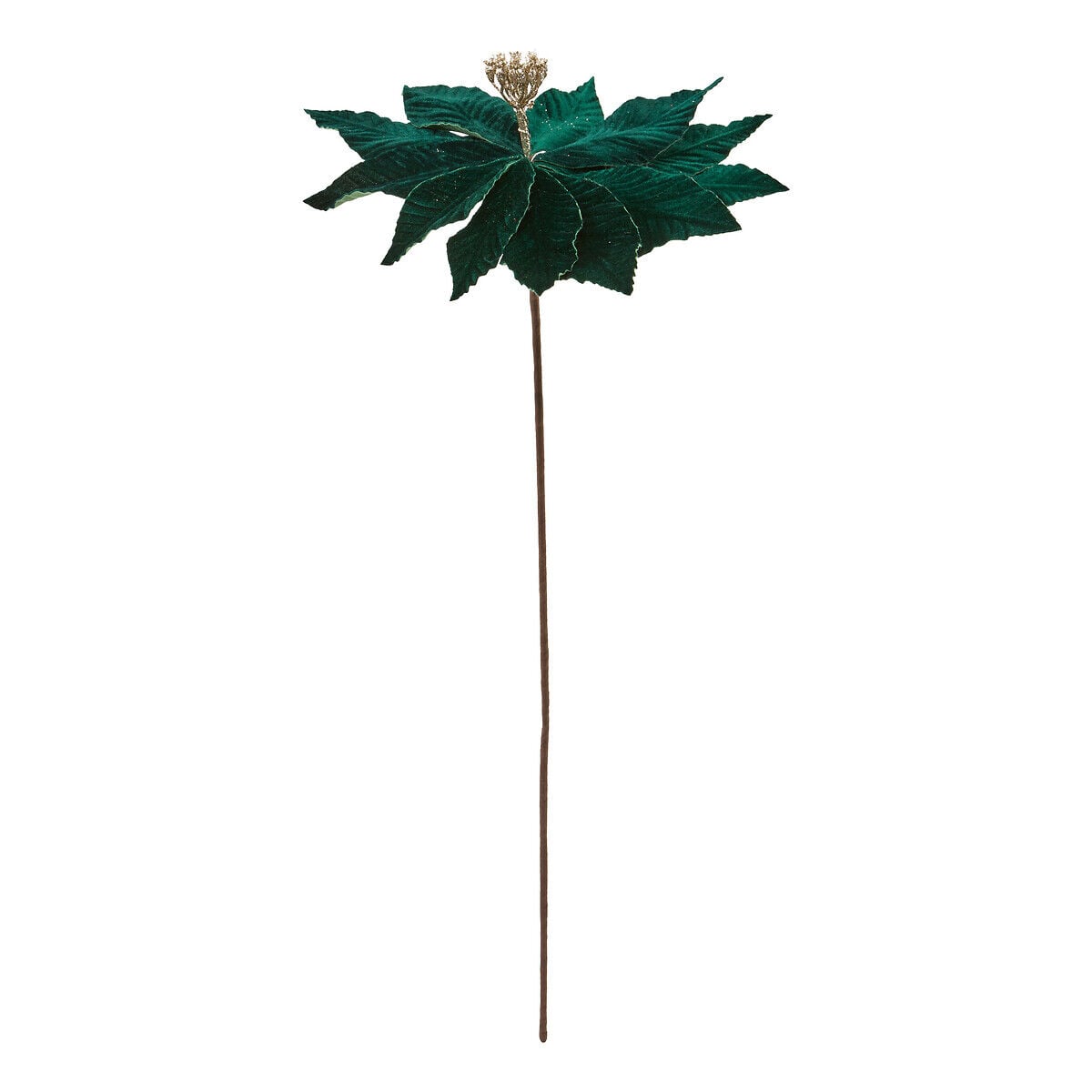 Haste poinsettia verde 75cm, , large